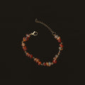 bracelet en pierre naturelle et acier inoxydable