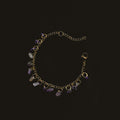 bracelet en pierre naturelle et acier inoxydable