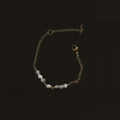 bracelet en pierre naturelle et acier inoxydable