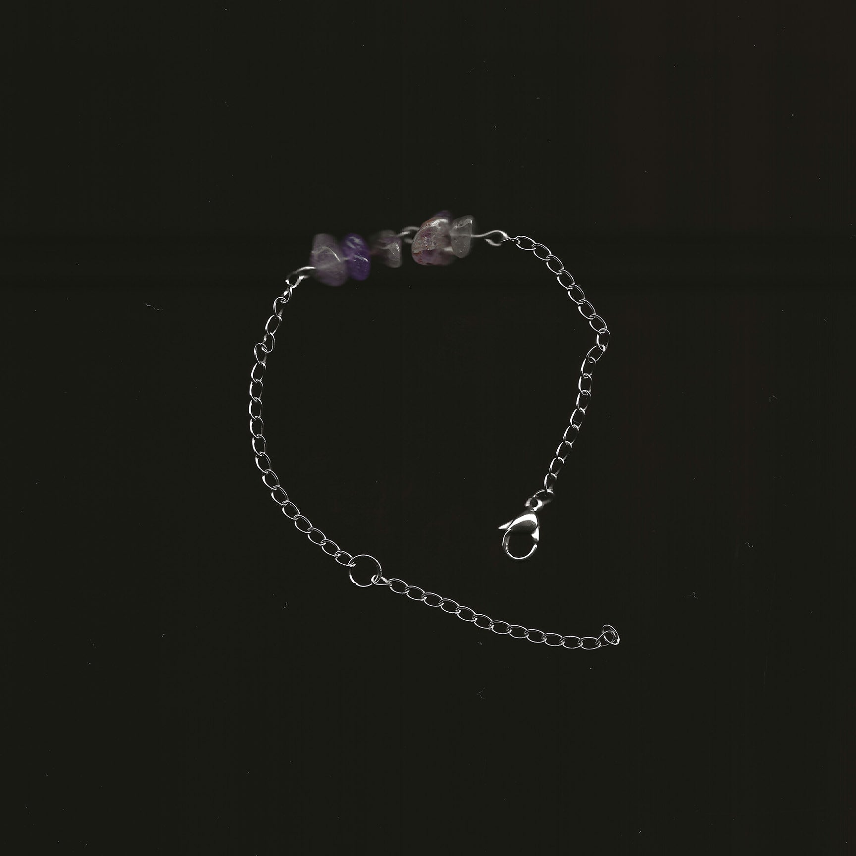 bracelet en pierre naturelle et acier inoxydable