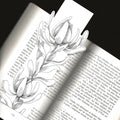 marque page succulente dessiné noir et blanc