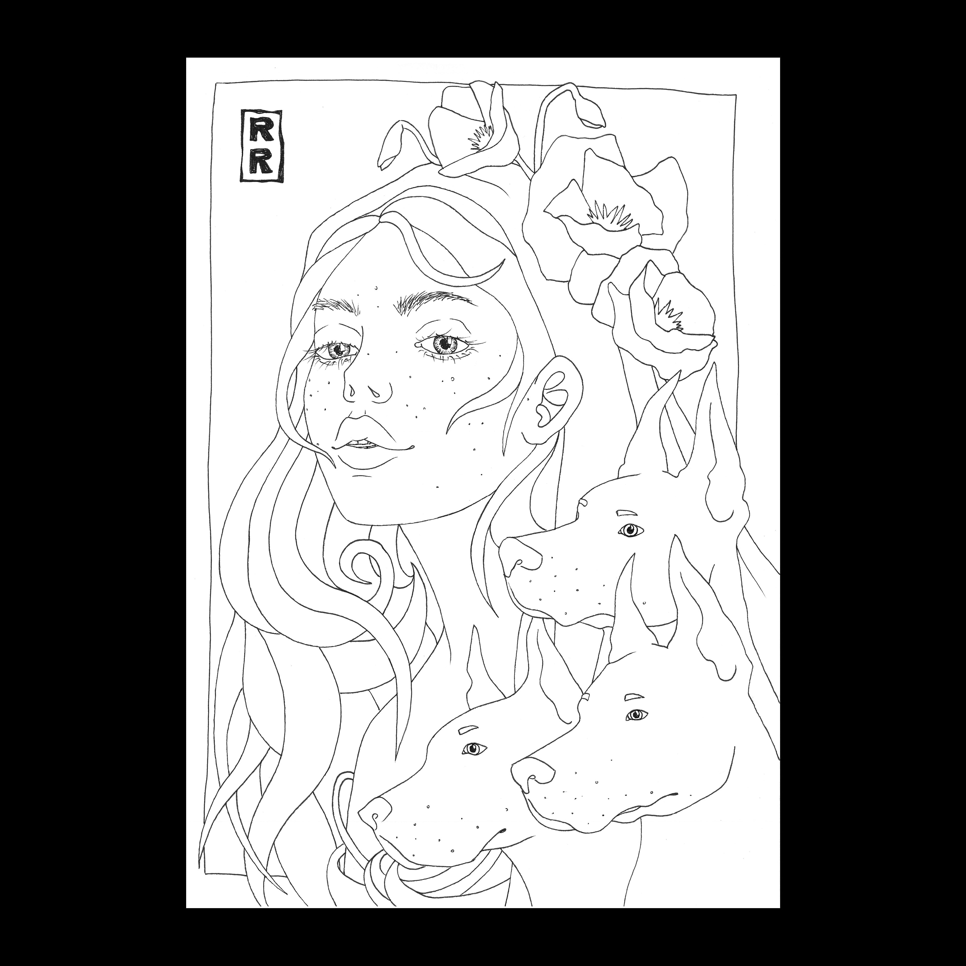 coloriage noir et blanc